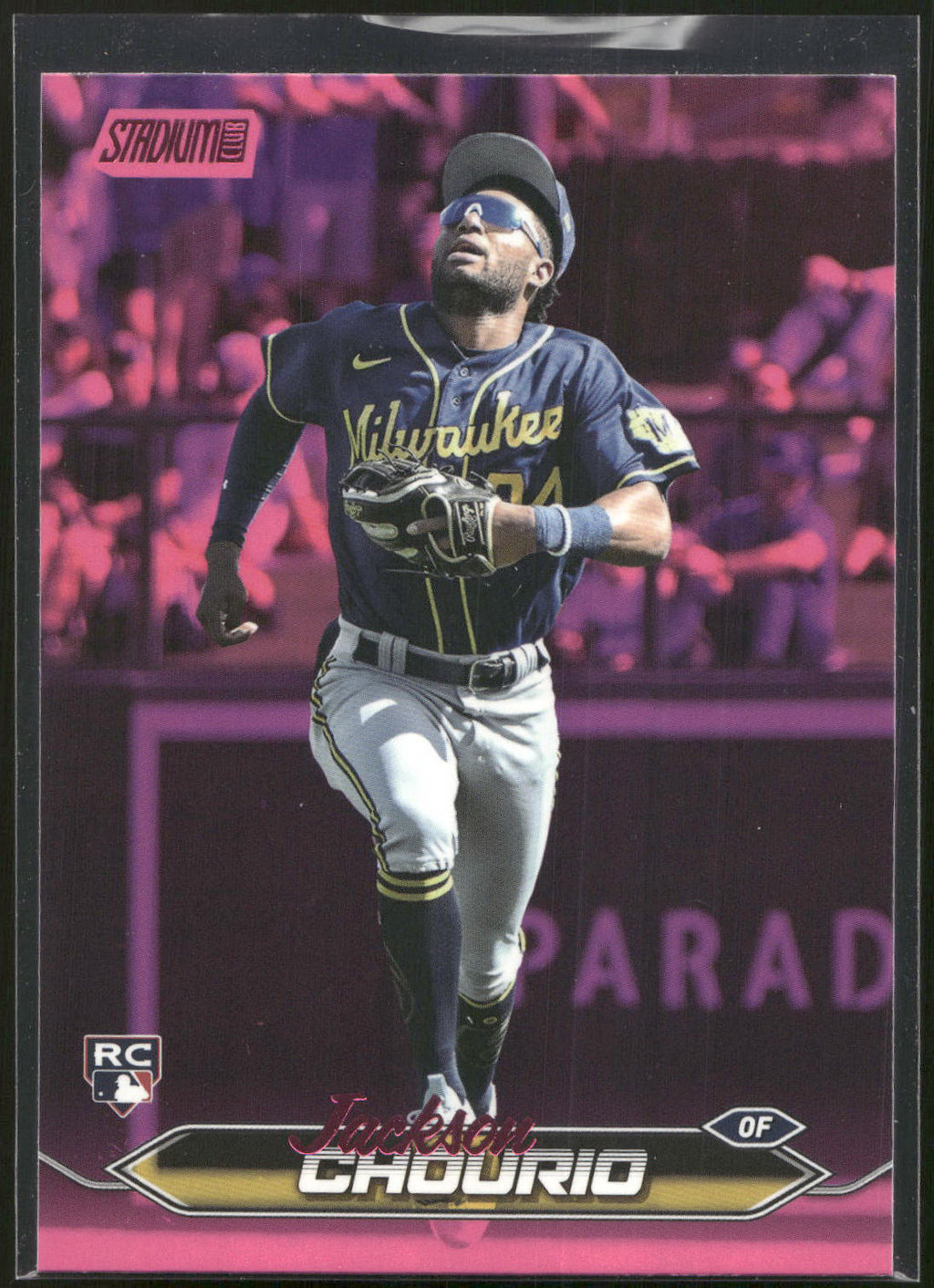 2024 Stadium Club #184 Jackson Chourio Pink Foil