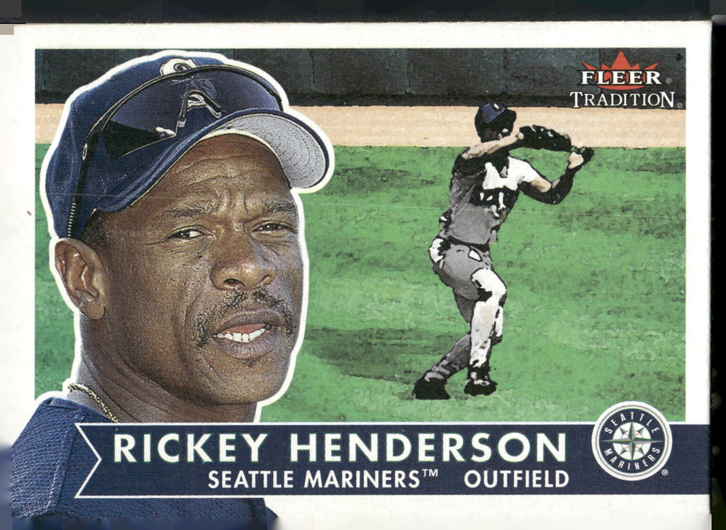 2001 Fleer Tradition #201 Rickey Henderson