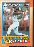 1990 Topps #7 Rickey Henderson