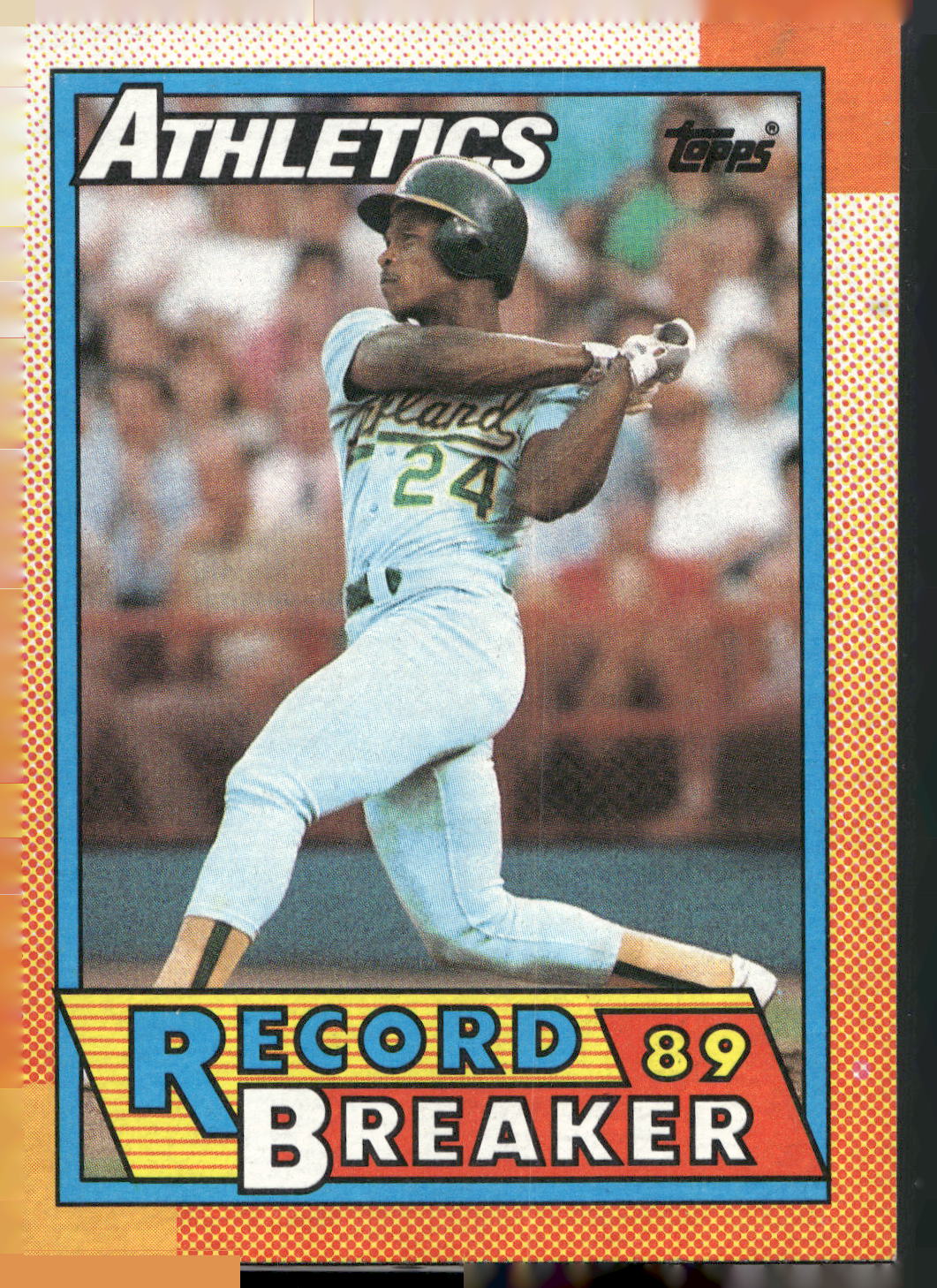 1990 Topps #7 Rickey Henderson