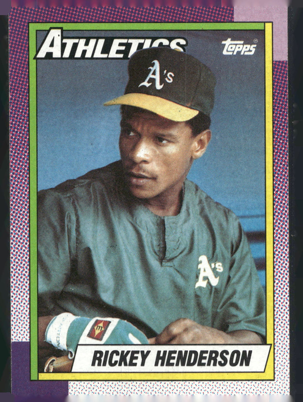 1990 Topps #450 Rickey Henderson