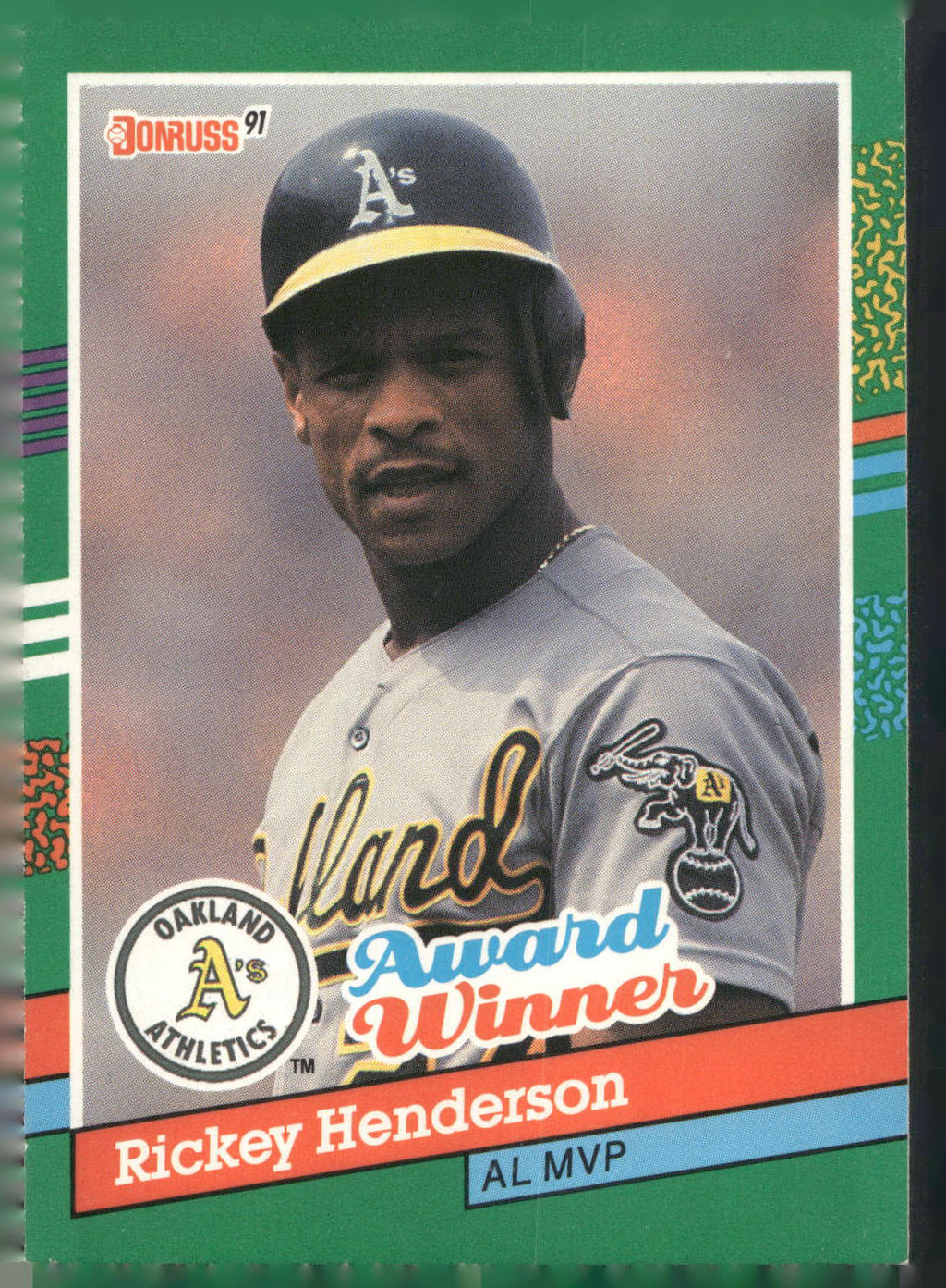 1991 Donruss #761 Rickey Henderson