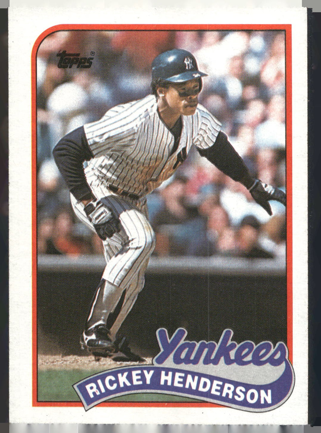 1989 Topps #380 Rickey Henderson