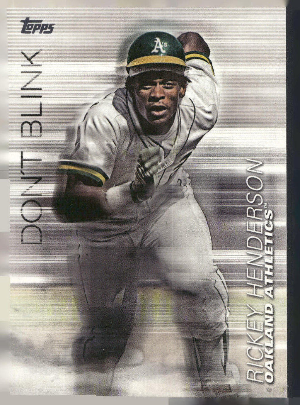 2018 Topps Update #DB-1 Rickey Henderson Don't Blink