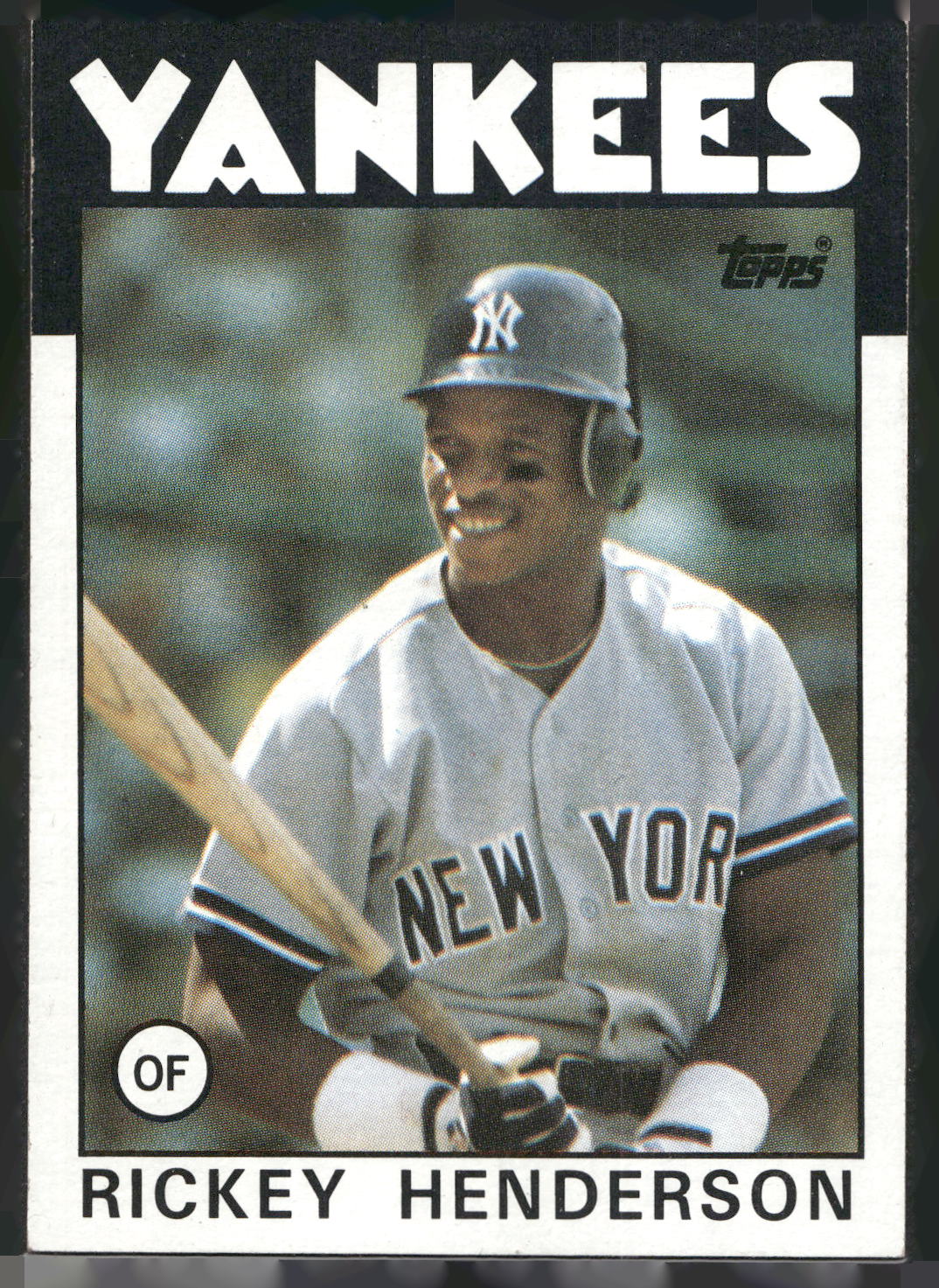 1986 Topps #500 Rickey Henderson
