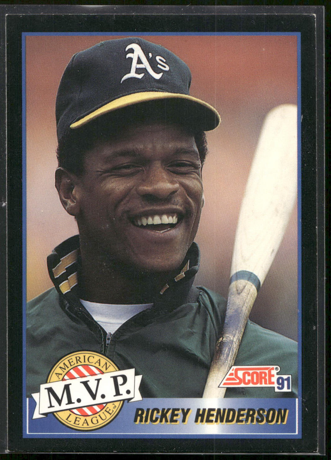 1991 Score #875 Rickey Henderson