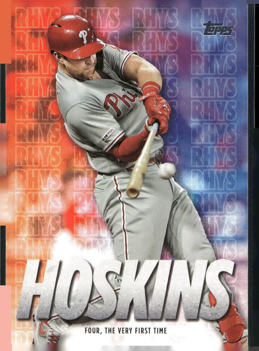 2020 Topps #RH-25 Rhys Hoskins Player Highlights Rhys Hoskins