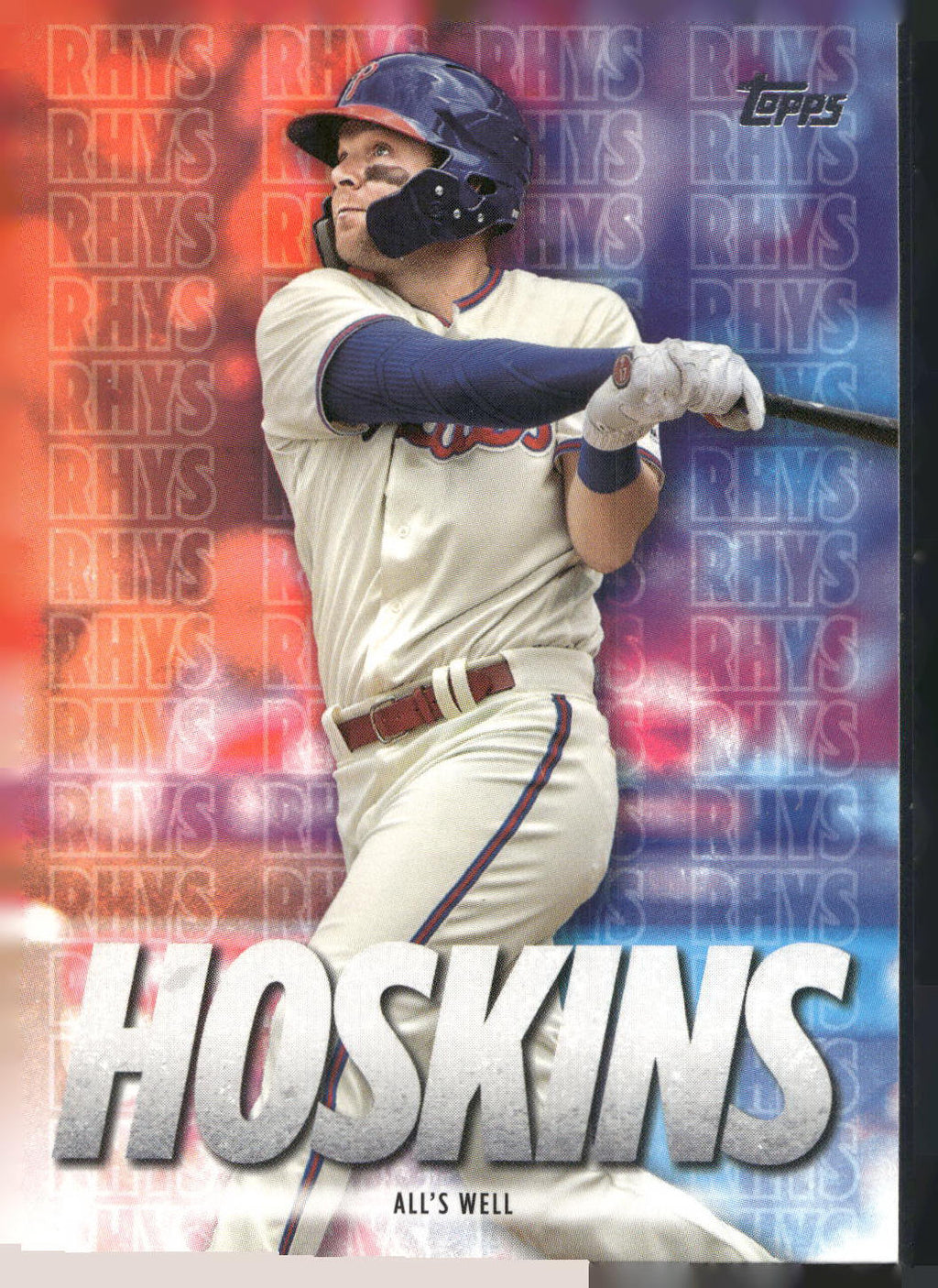 2020 Topps #RH-15 Rhys Hoskins Player Highlights Rhys Hoskins