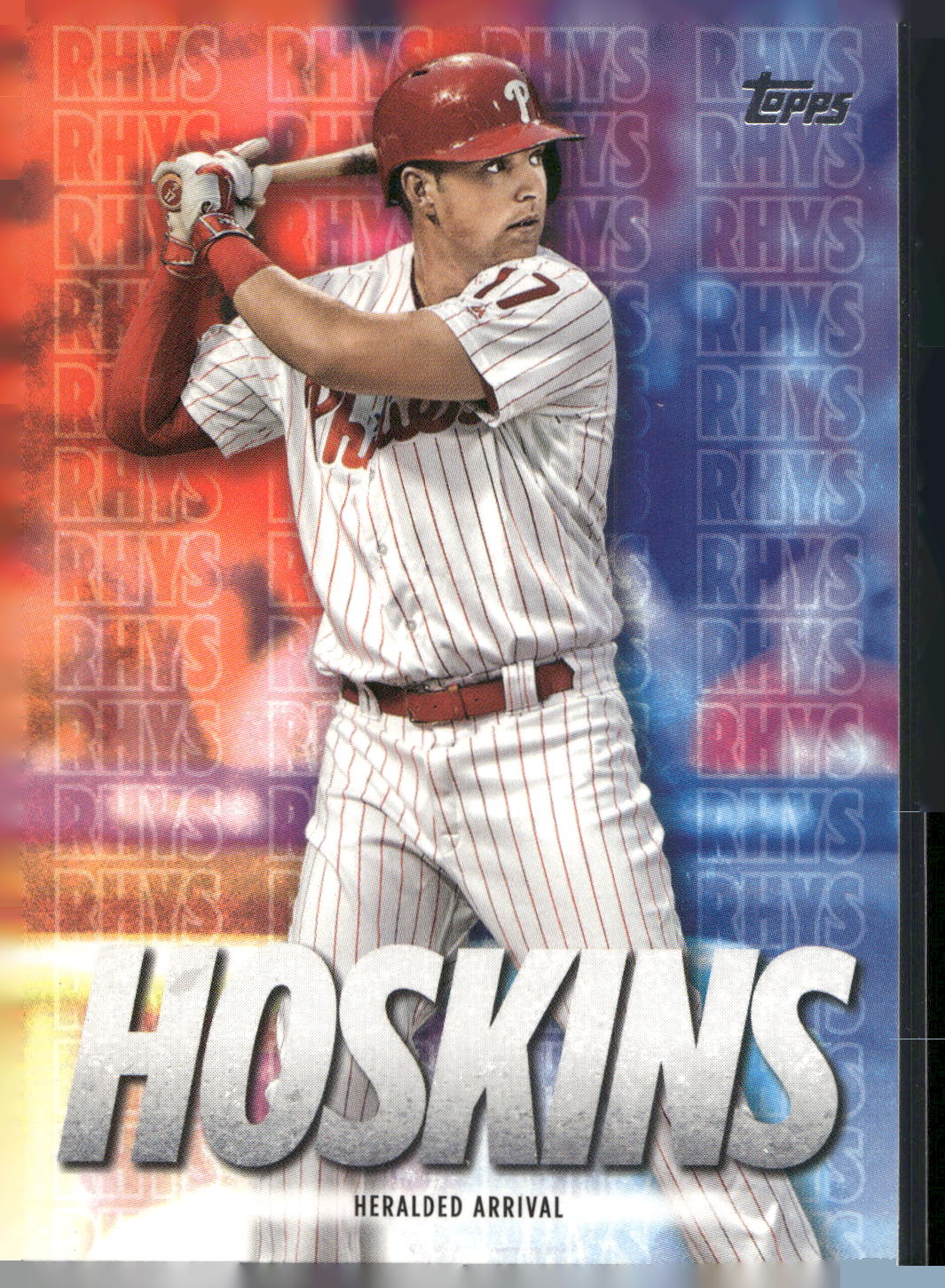 2020 Topps #RH-3 Rhys Hoskins Player Highlights Rhys Hoskins