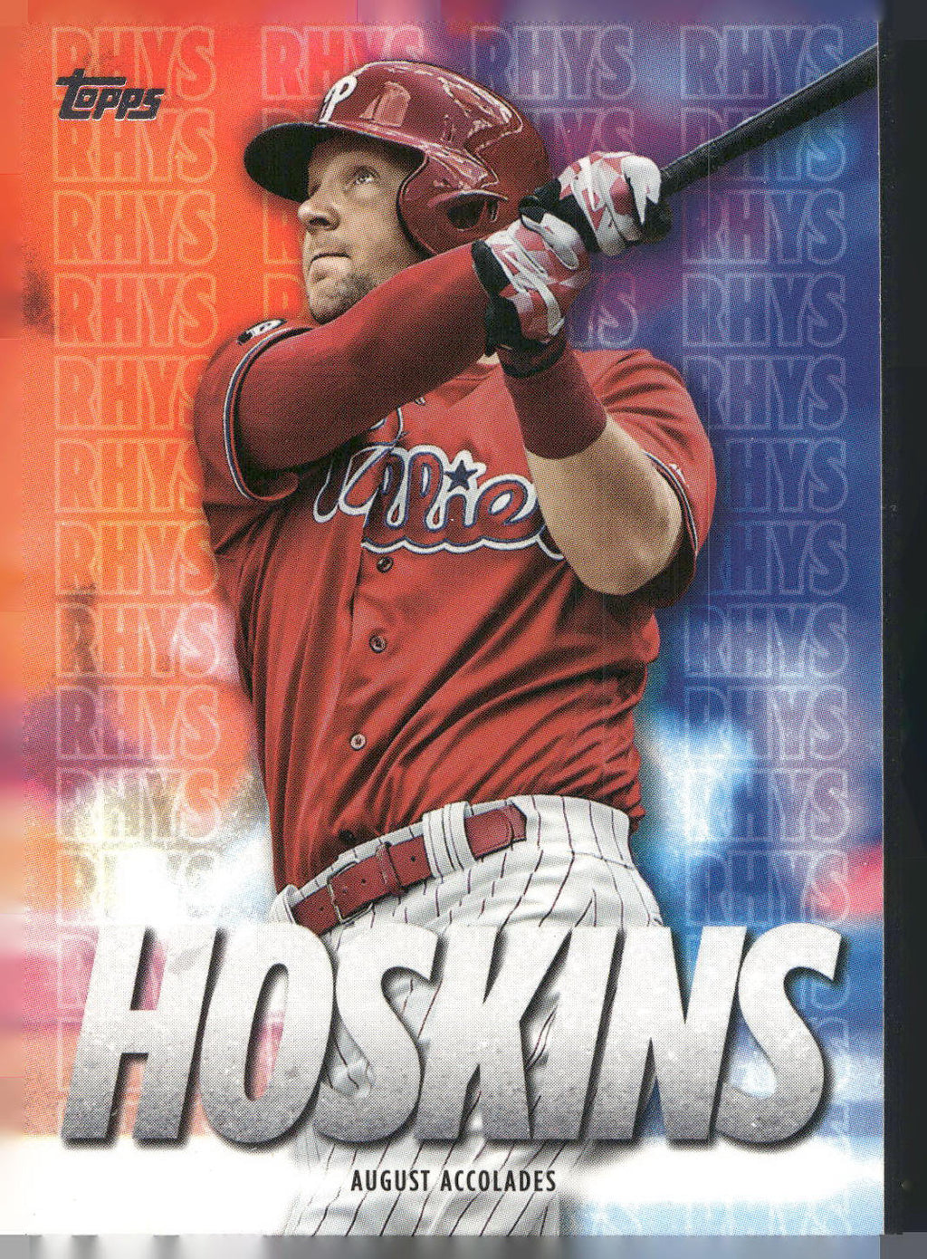 2020 Topps #RH-10 Rhys Hoskins Player Highlights Rhys Hoskins