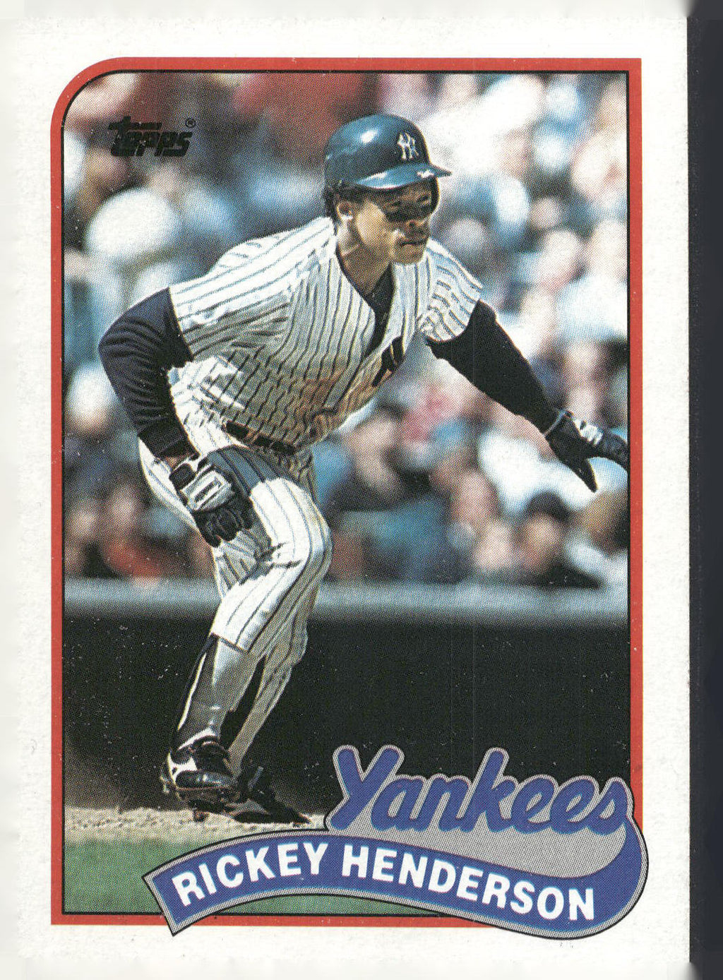 1989 Topps #380 Rickey Henderson