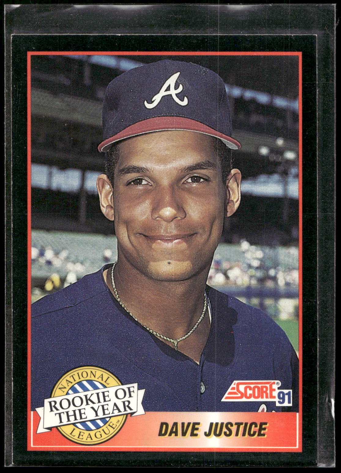 1991 Score #880 Dave Justice