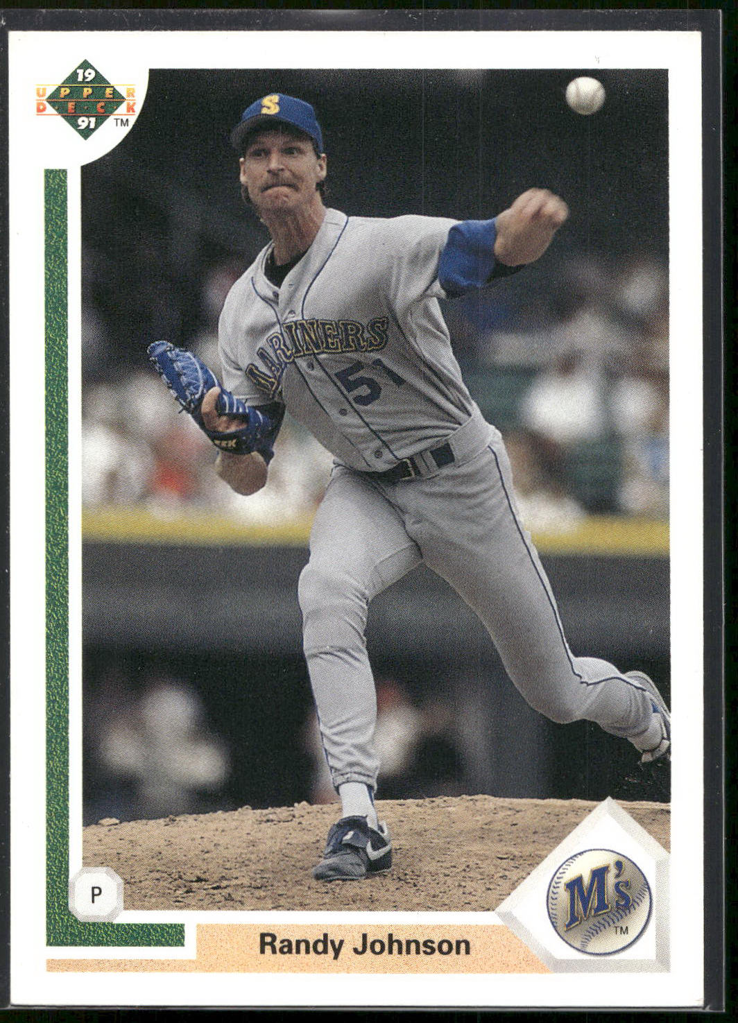 1991 Upper Deck #376b Randy Johnson