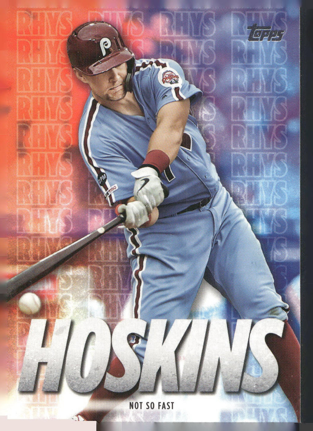 2020 Topps #RH-28 Rhys Hoskins Player Highlights Rhys Hoskins
