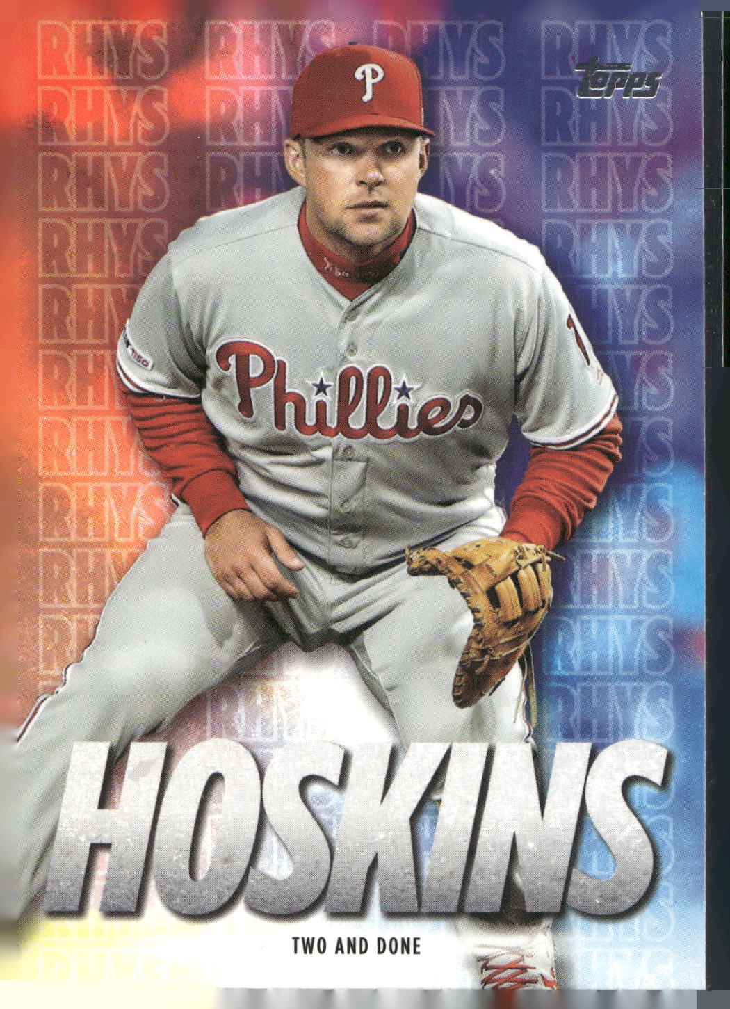 2020 Topps #RH-26 Rhys Hoskins Player Highlights Rhys Hoskins