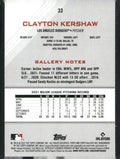 2022 Topps Gallery #33 Clayton Kershaw
