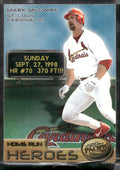 1998 Pacific Home Run Heroes #1 Mark McGwire