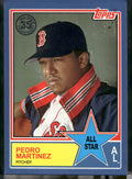 2018 Topps #83AS-65 Pedro Martinez 1983 Topps Baseball All-Stars Blue