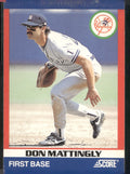 1991 Score 100 Superstars #23 Don Mattingly