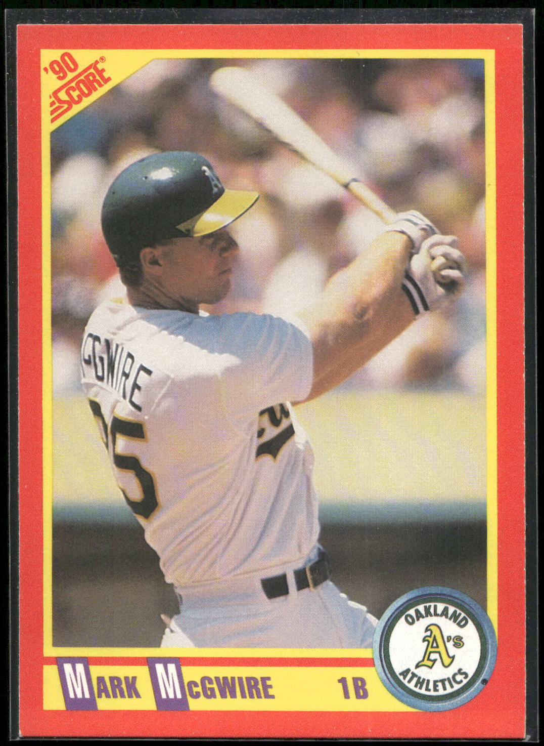 1990 Score #385 Mark McGwire