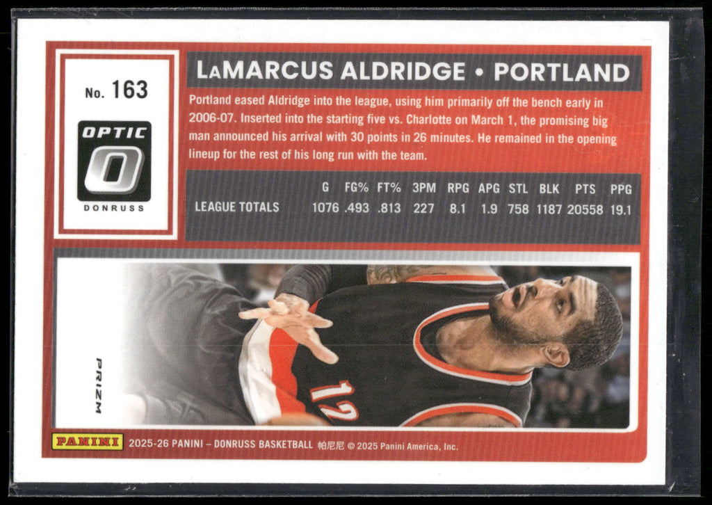 2025-26 Donruss #163 LaMarcus Aldridge Holo