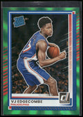 2025-26 Donruss #1 VJ Edgecombe Holo Green Laser