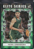 2025-26 Donruss #12 Yaxel Lendeborg Elite Series Holo Green Laser