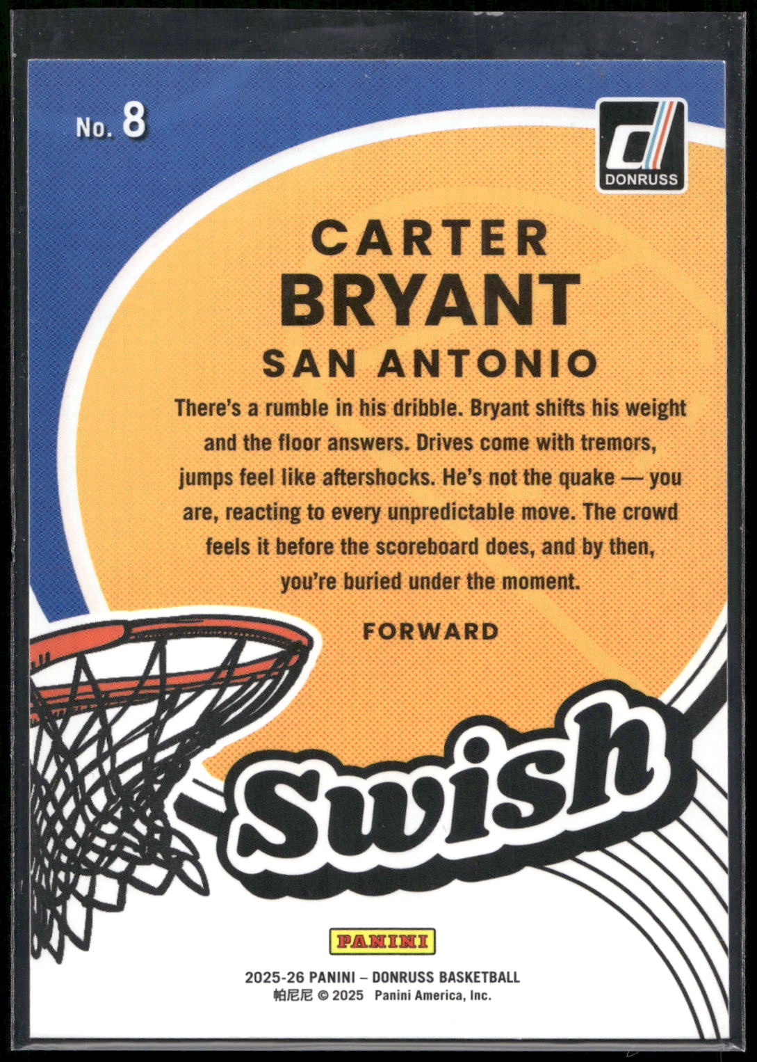 2025-26 Donruss #8 Carter Bryant