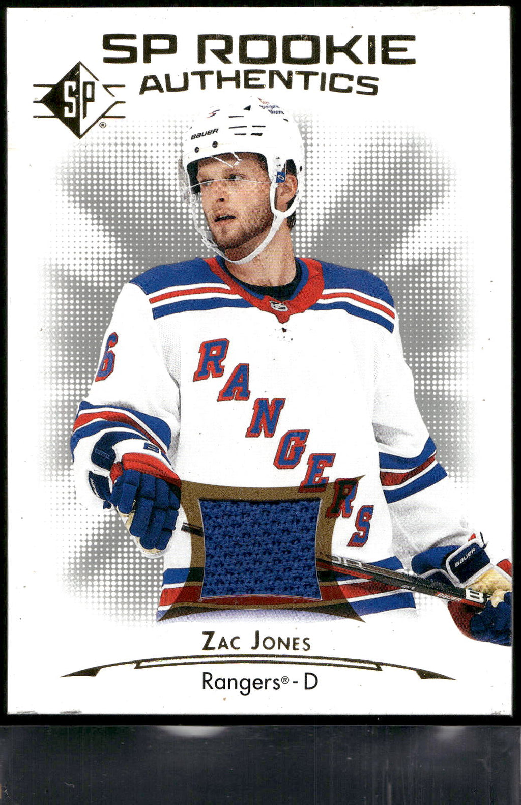 2021-22 SP #122 Zac Jones Rookie Authentics Jersey