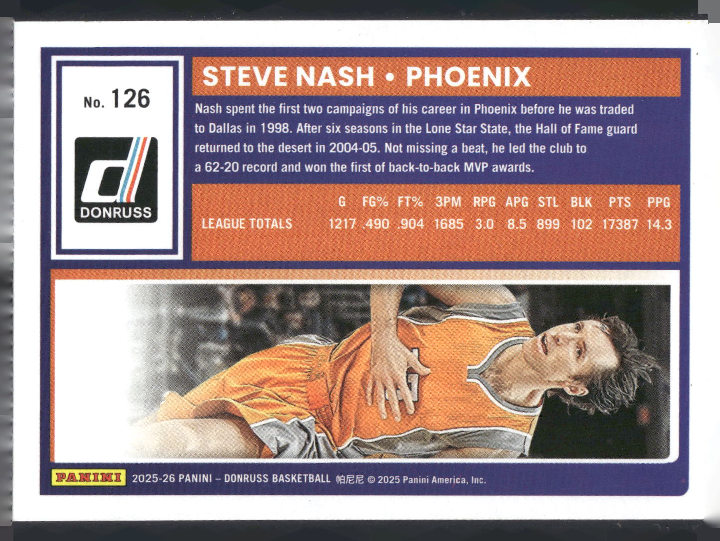 2025-26 Donruss #126 Steve Nash