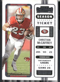 2022 Panini Contenders #15 Christian McCaffrey