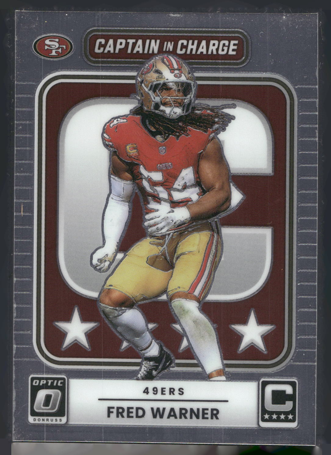 2025 Donruss Optic #7 Fred Warner Captain in Charge