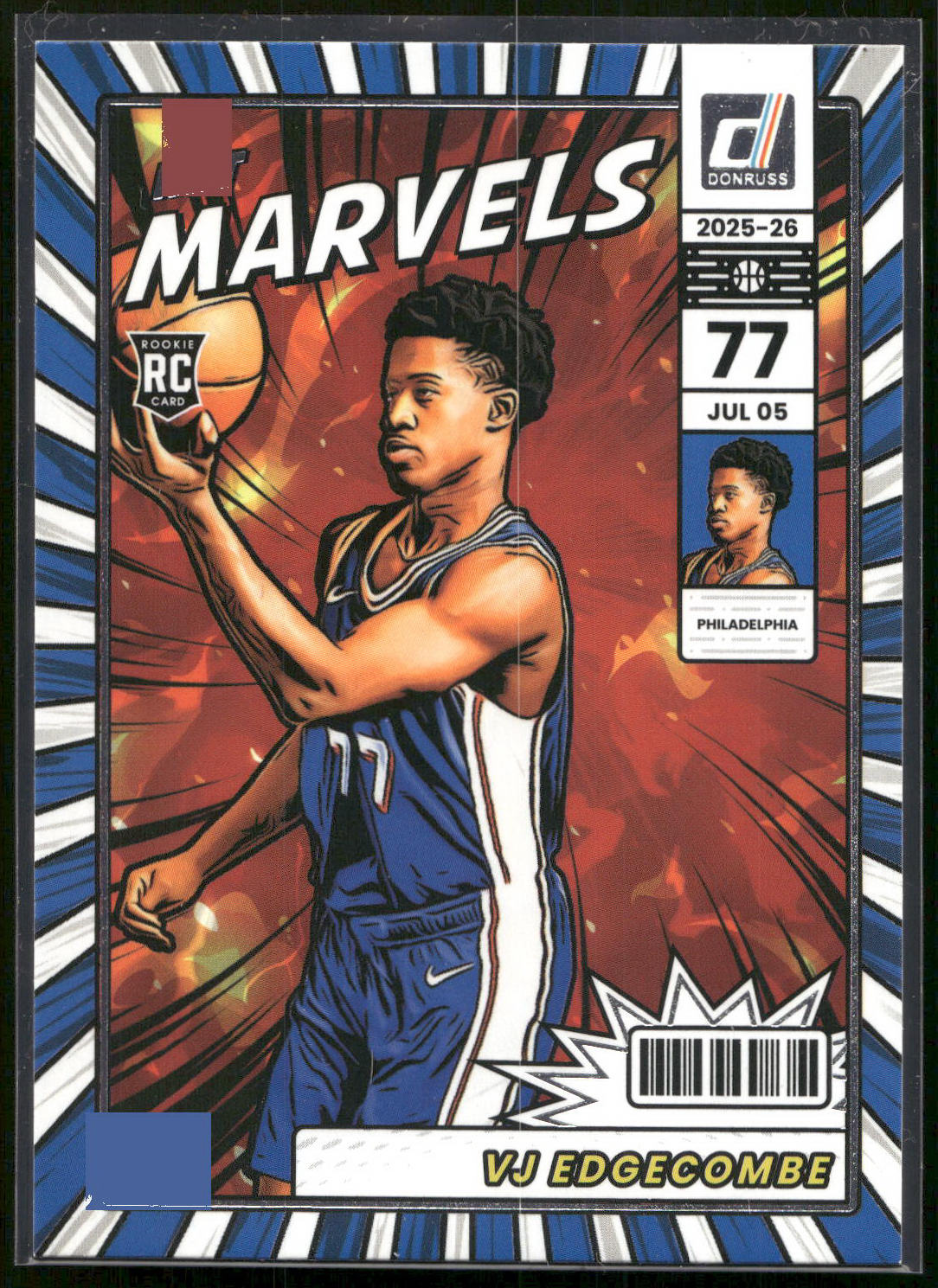 2025-26 Donruss #10 VJ Edgecombe Net Marvels