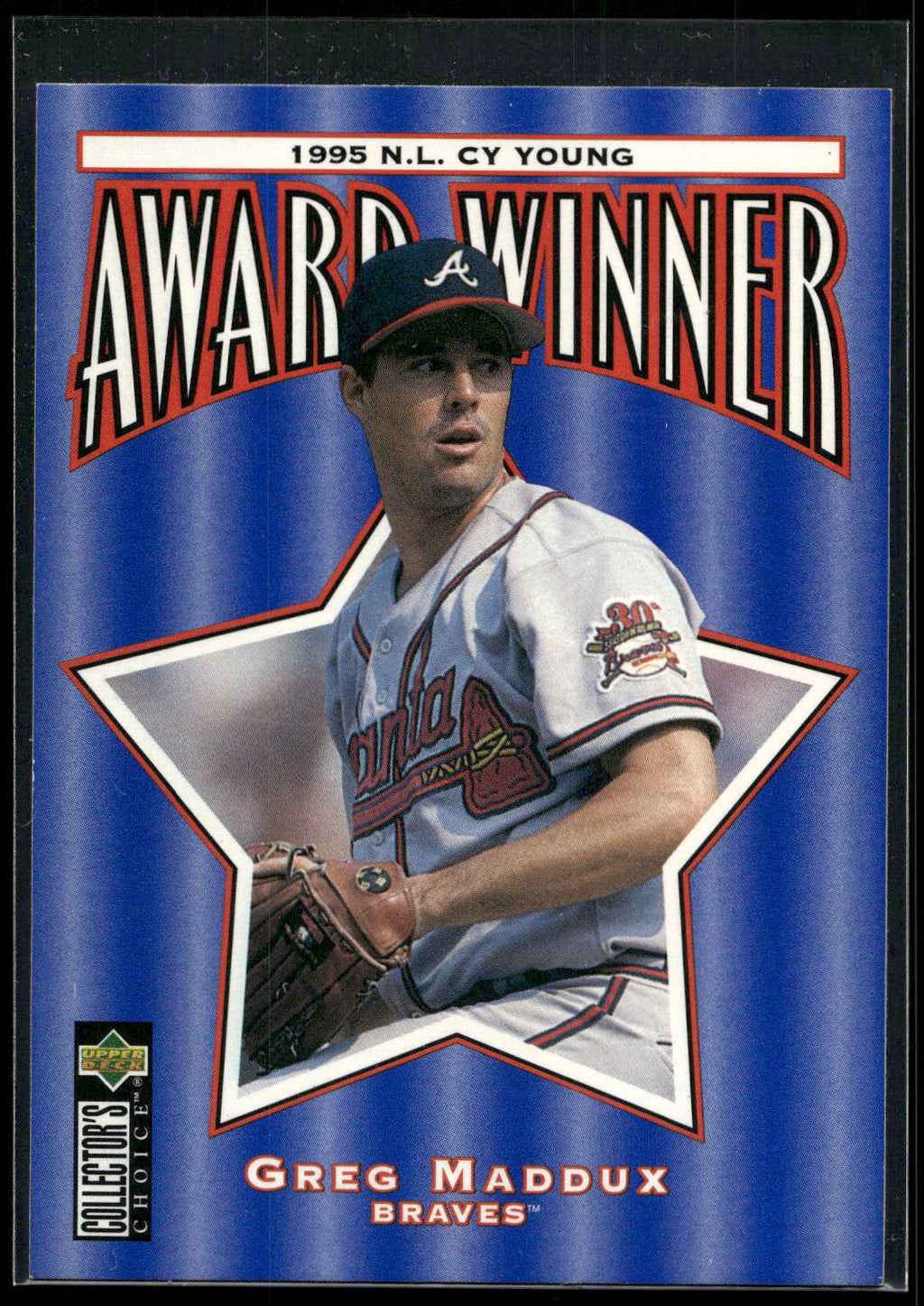 1996 Collector's Choice #709 Greg Maddux Silver Signature