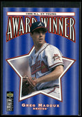 1996 Collector's Choice #709 Greg Maddux Silver Signature