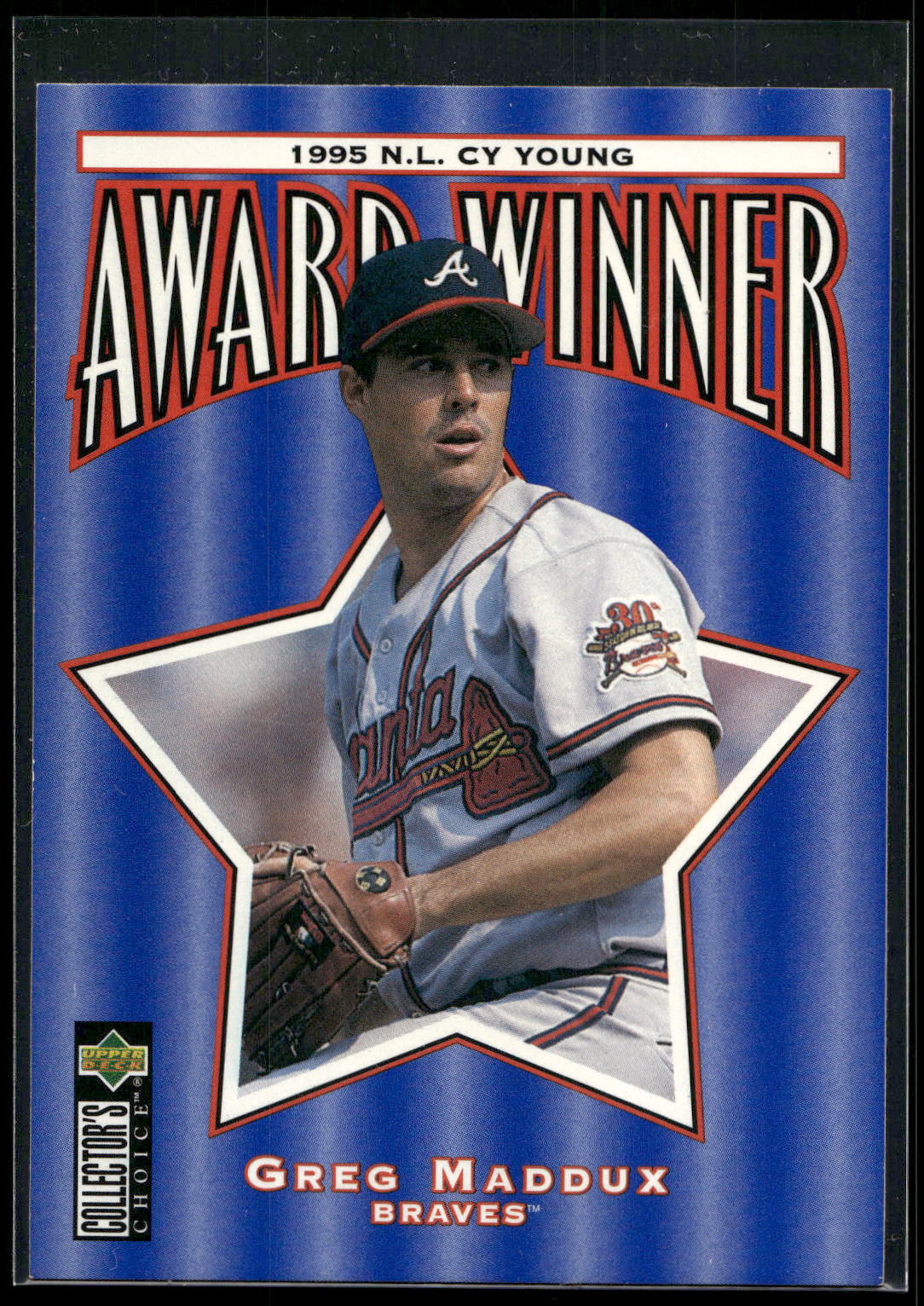 1996 Collector's Choice #709 Greg Maddux Silver Signature