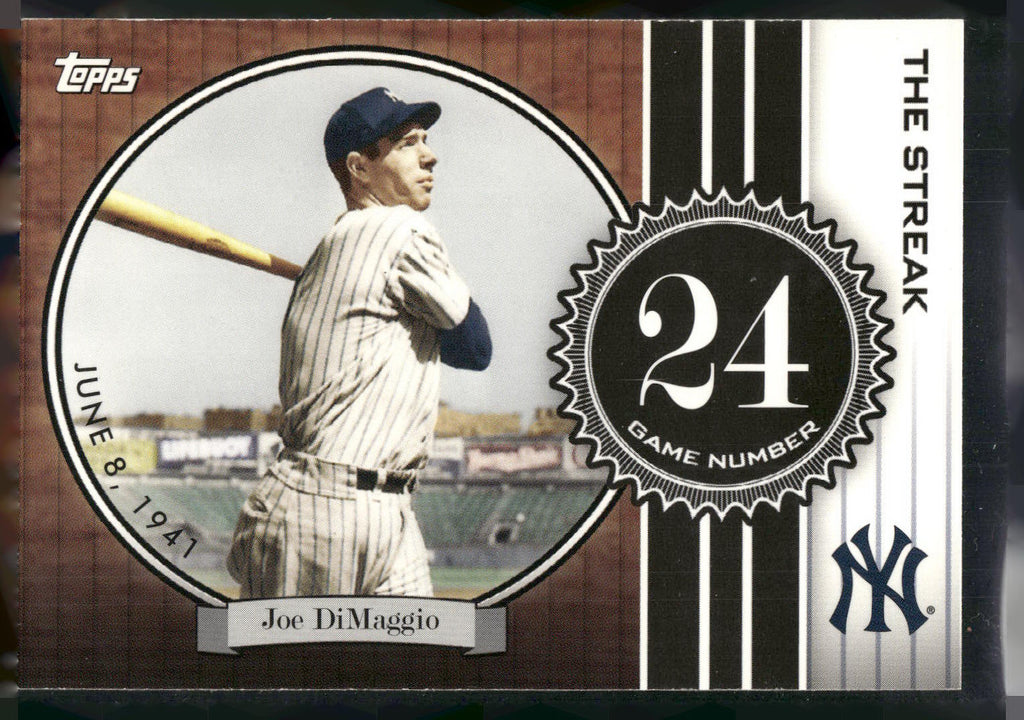 2007 Topps #JD31 Joe DiMaggio Joe DiMaggio: The Streak