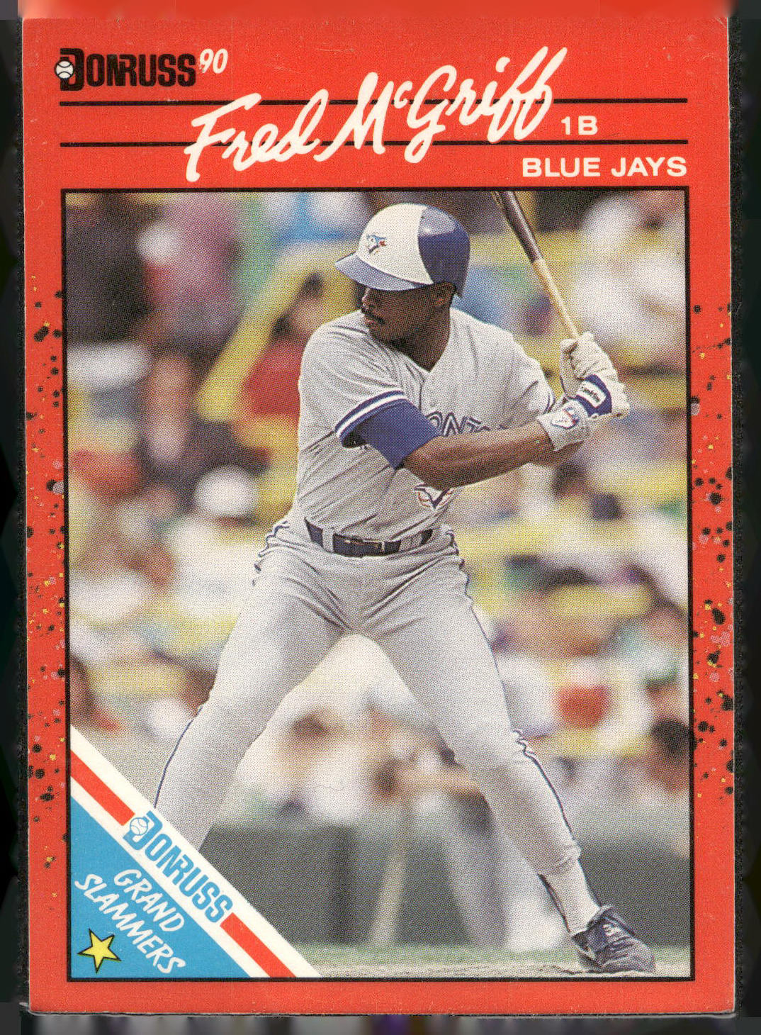 1990 Donruss #9i Fred McGriff Grand Slammers