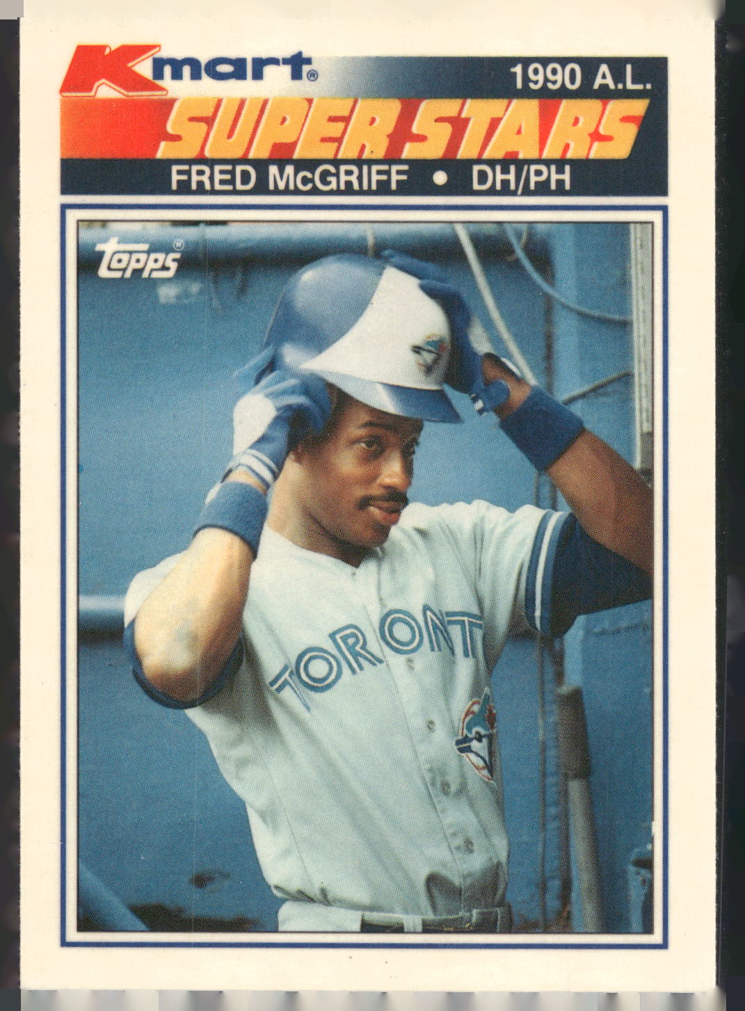 1990 Topps Kmart Super Stars #31 Fred McGriff