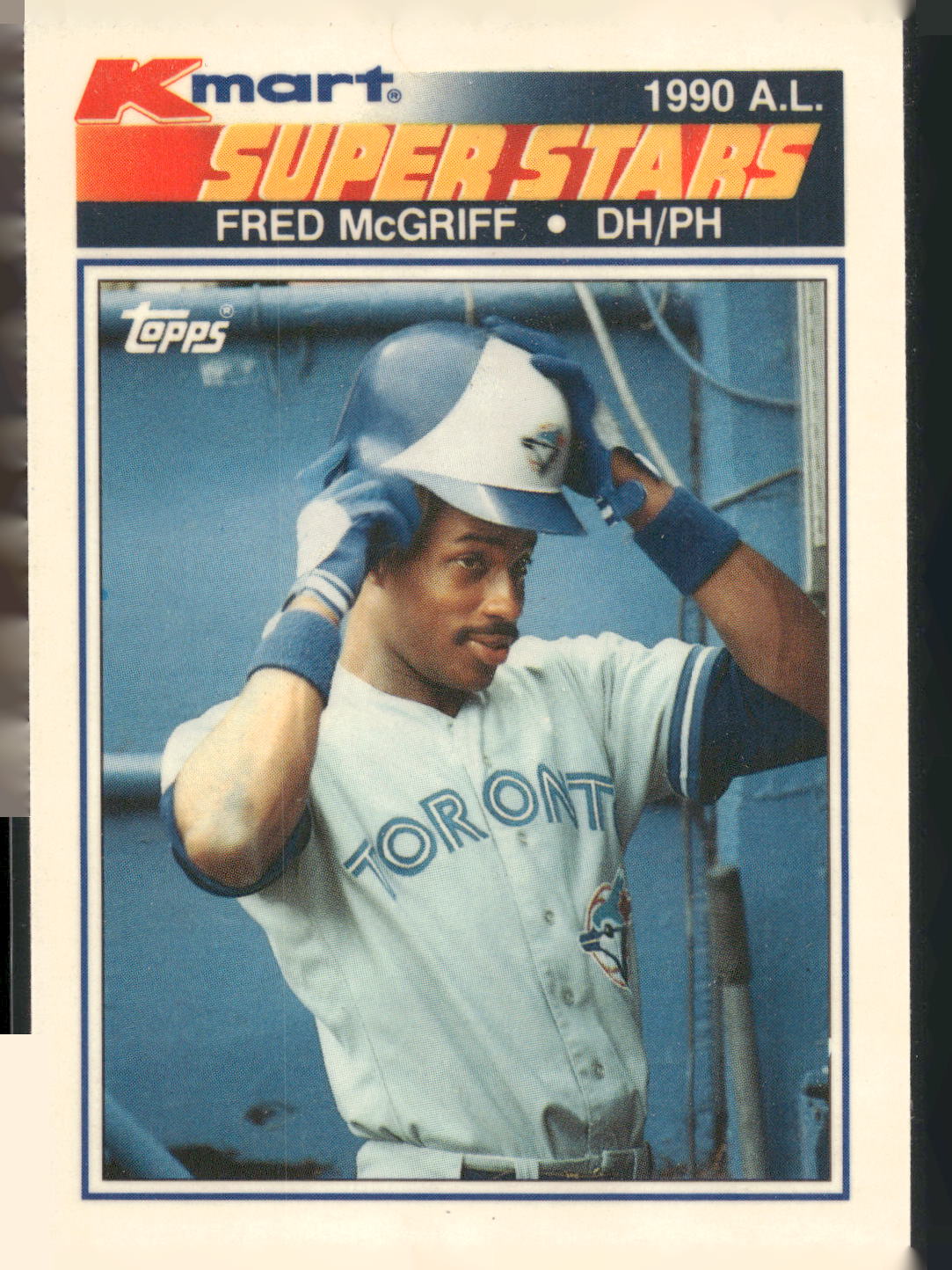 1990 Topps Kmart Super Stars #31 Fred McGriff