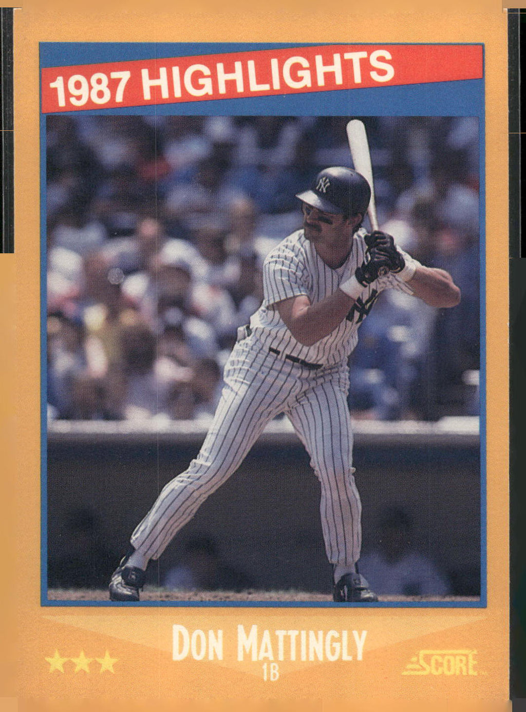 1988 Score #658 Don Mattingly