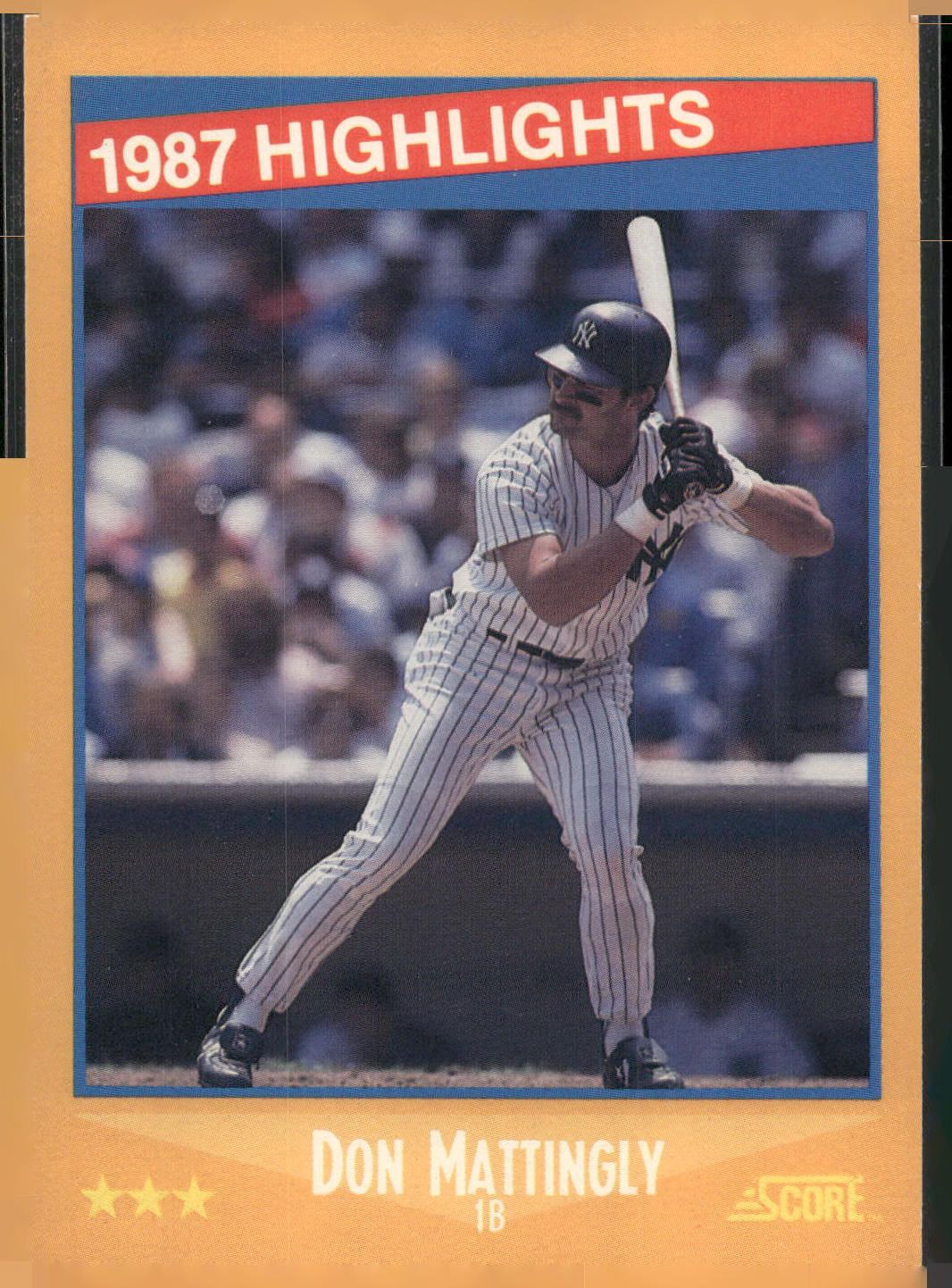 1988 Score #658 Don Mattingly