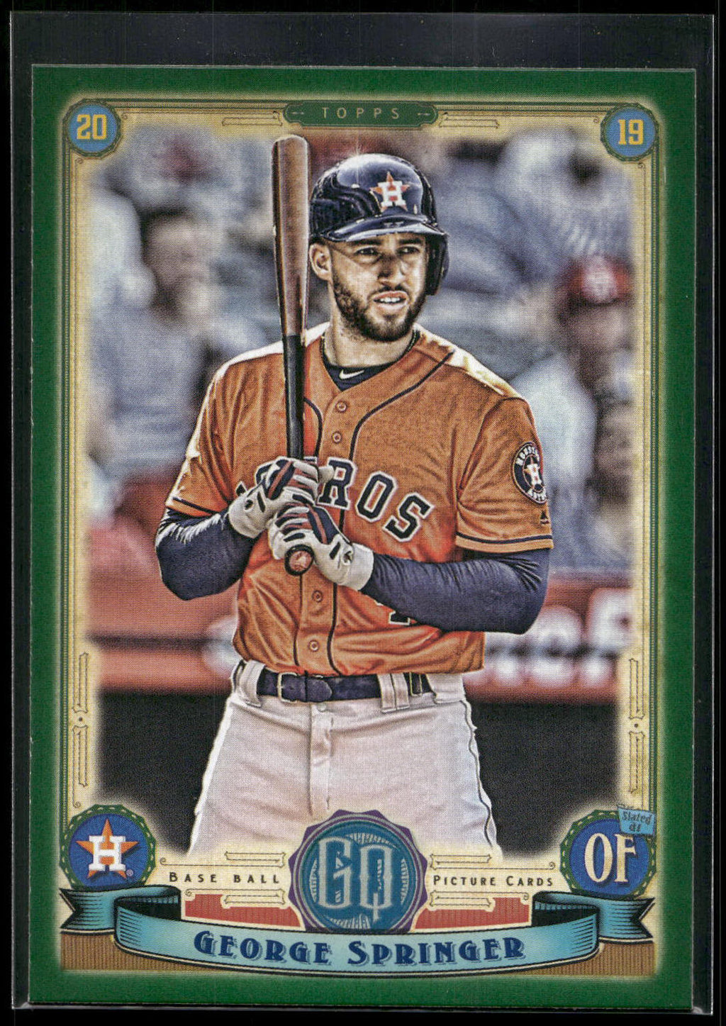 2019 Topps Gypsy Queen #133 George Springer Green