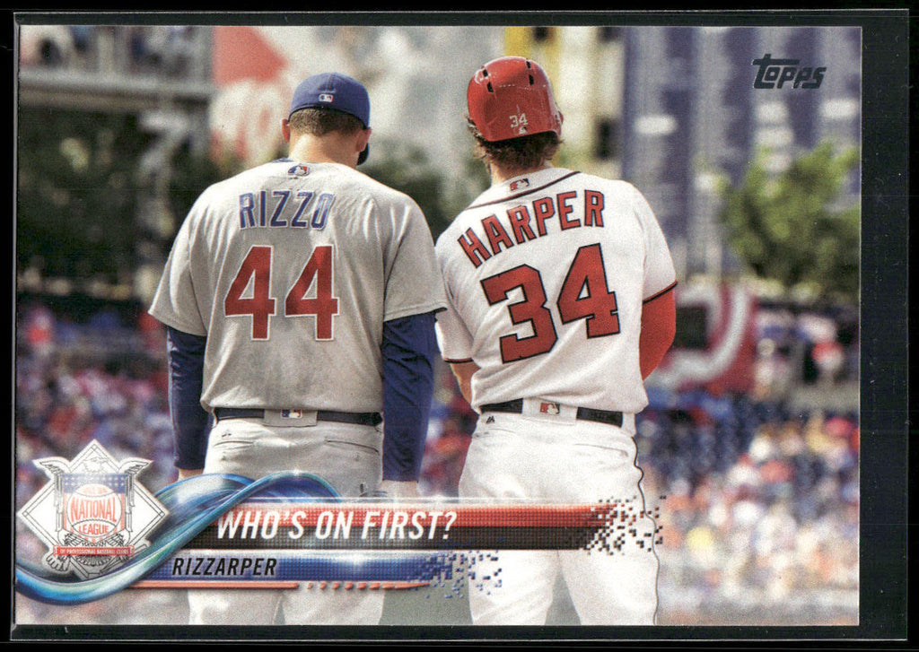 2018 Topps #126 Who's on First? Rainbow Foil
