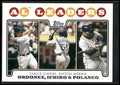 2008 Topps #15 (Magglio Ordonez / Ichiro / Placido Polanco)