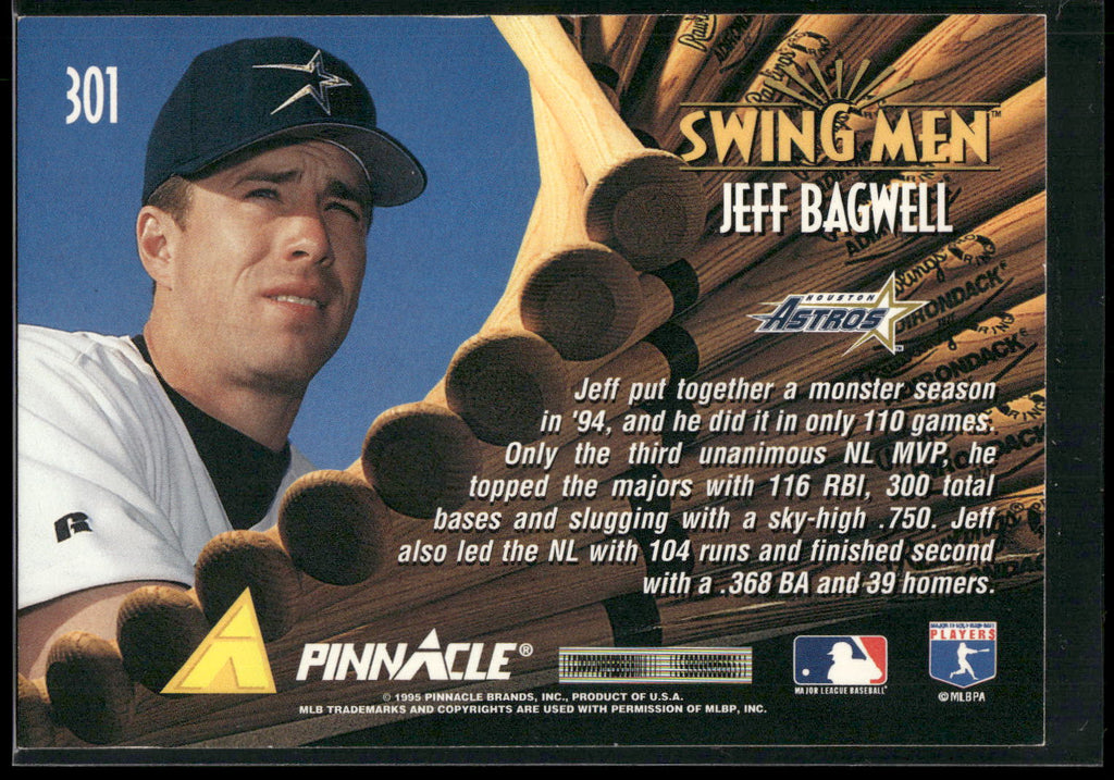 1995 Pinnacle #301 Jeff Bagwell