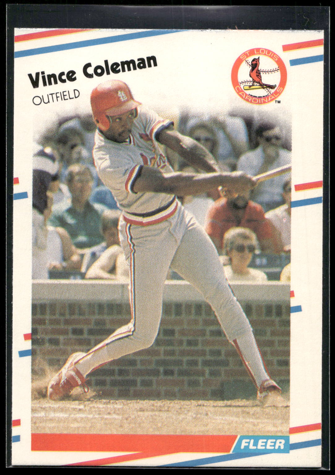 1988 Fleer #27 Vince Coleman