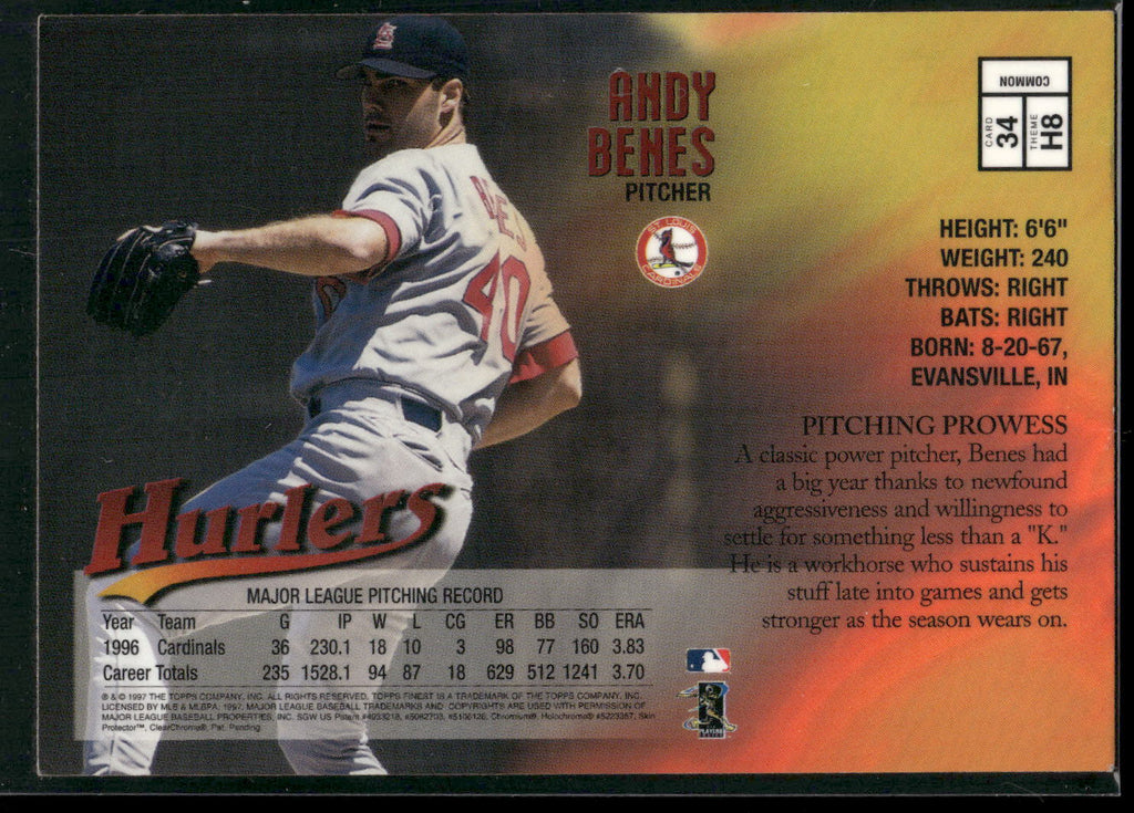 1997 Finest #34 Andy Benes