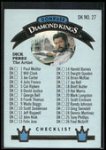 1992 Donruss #DK-27 Diamond Kings Checklist Diamond Kings