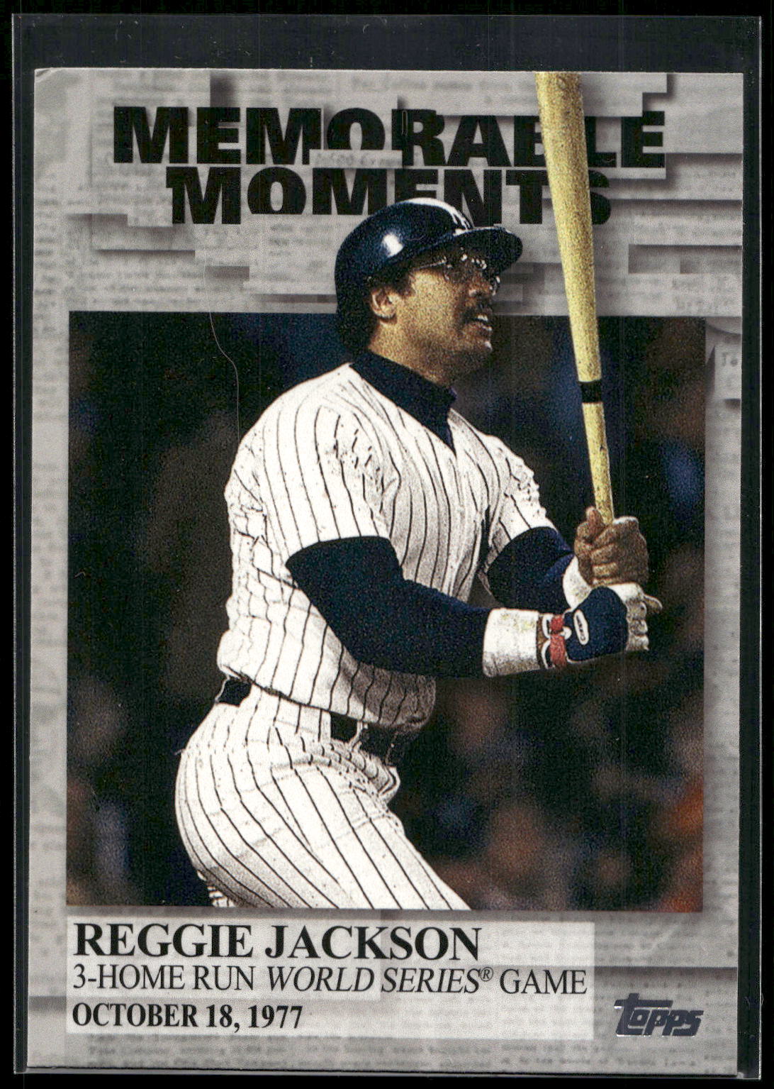 2017 Topps #MM-41 Reggie Jackson Memorable Moments